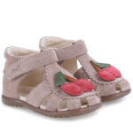 EMEL sandały dziecięce WISIENKI ES 1214E ROCZKI beżowe