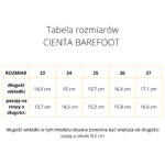 CIENTA trampki barefoot dla dzieci INGLES beige - obrazek 3