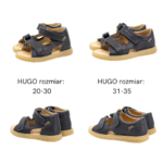 MRUGAŁA sandały dziecięce HUGO grey lico - obrazek 3