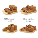 MRUGAŁA sandały dziecięce ROMA natural - obrazek 3