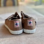 CIENTA trampki zapinane na rzepy BASQUET beige crep - obrazek 3