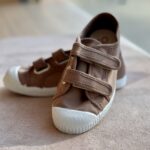 CIENTA trampki zapinane na rzepy BASQUET beige crep - obrazek 2