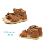 MRUGAŁA sandały dziecięce FLO natural - obrazek 3