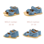 MRUGAŁA sandały dziecięce MOLO sky - obrazek 3
