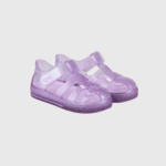 IGOR gumowe sandały dla dzieci STAR glitter lilac