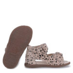 EMEL sandały dziecięce MALIBU ES 2435B-8 ROCZKI beżowe w kropeczki - obrazek 4