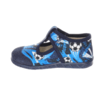 Kapcie dziecięce Milami granatowe z piłką – na rzep, do żłobka i przedszkola 112-BR-35 - obrazek 5