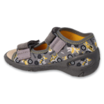 Kapcie dziecięce Befado Sunny 063X012 – sandały chłopięce z rzepami, do przedszkola i na lato - obrazek 3