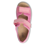 Kapcie dziecięce Befado Sunny 063X022 – sandały dziewczęce z rzepem, do przedszkola i na lato - obrazek 2