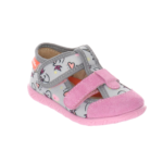 kapcie dziecięce milami różowe z anatomiczną wkładką i antypoślizgową podeszwą