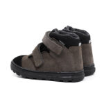 Trzewiki dziecięce wodoodporne Mrugała Neo Grey z membraną Te-Por, skórzane, jesienne, na rzepy