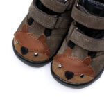 Trzewiki dziecięce wodoodporne MRUGAŁA Neko BAREFOOT Fox Grey lekko ocieplane - obrazek 2