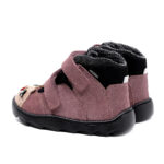 Trzewiki dziecięce wodoodporne MRUGAŁA Neko BAREFOOT Pony Lawenda lekko ocieplane - obrazek 3