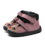 Trzewiki dziecięce wodoodporne MRUGAŁA Neko BAREFOOT Pony Lawenda lekko ocieplane
