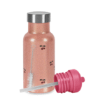 Konges Slojd Brokatowa Butelka Termiczna 350 ml Cherry Blush