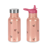 Konges Slojd Brokatowa Butelka Termiczna 350 ml Cherry Blush - obrazek 2