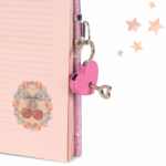 Brokatowy Pamiętnik z Wiśniami Konges Slojd – My Little Diary Cherry - obrazek 3