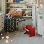 Drewniane pianino dla dzieci Konges Slojd – Red - obrazek 3