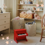 Drewniane pianino dla dzieci Konges Slojd – Red - obrazek 5