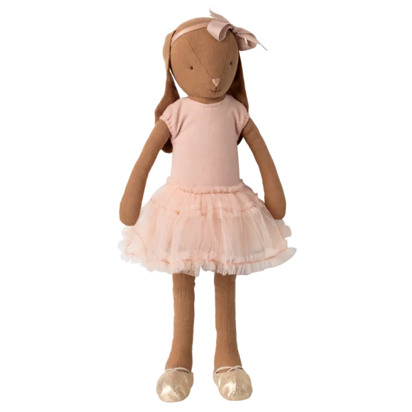 MAILEG Króliczek baletnica 40 cm - BUNNY Chocolate Brown size 3