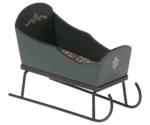 MAILEG sanie dla myszki - Sleigh Mouse Green