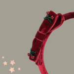 Opaska do włosów Juliette Bow Konges Slojd - Rio Red - obrazek 2