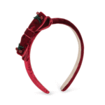 Opaska do włosów Juliette Bow Konges Slojd - Rio Red