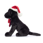 Pluszowy Labrador JellyCat w Czapce Świętego Mikołaja 22 cm - obrazek 2