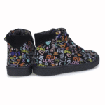 EMEL Trzewiki Ocieplane Dziecięce CHESTER Czarne Graffiti z Membraną WATERPROOF EX 2743-10 - obrazek 5