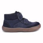 Trzewiki dziecięce ocieplane EMEL Haga BAREFOOT Blue z membraną EX2754G-3 - obrazek 4