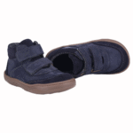 Trzewiki dziecięce ocieplane EMEL Haga BAREFOOT Blue z membraną EX2754G-3 - obrazek 2