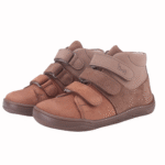 EMEL Trzewiki Ocieplane Dziecięce PICO Barefoot Brązowe z Membraną WATERPROOF EY 2699D-4