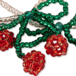 Zestaw biżuterii naszyjnik i bransoletka Konges Slojd - Wisienki - obrazek 4