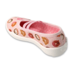 Kapcie dziecięce Befado Blanca w donuty – różowe balerinki do przedszkola - obrazek 3