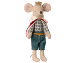 MAILEG Myszka Król Tato - King Mouse Dad 15 cm