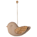MAILEG ozdobna zawieszka ptaszek BIRD MABLE LATTE