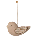 MAILEG ozdobna zawieszka ptaszek BIRD HEART BLUE