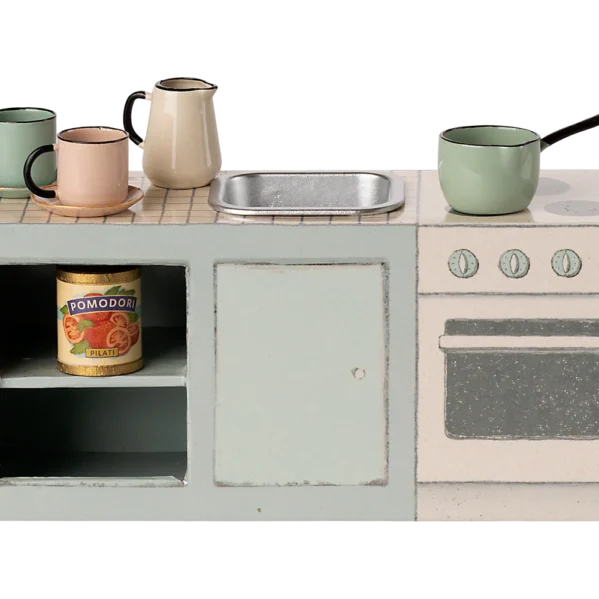 MAILEG Zestaw kuchenny dla Myszek 13 cm KITCHEN COUNTER
