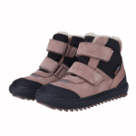 Zimowe trzewiki dziecięce wodoodporne EMEL beżowe Alaska ocieplane EV2761b-2 śniegowce