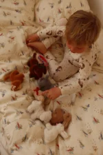 Pościel z bawełny organicznej 140×200 cm z poszewką Konges Slojd – Lucia - obrazek 2