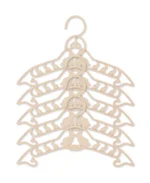 Zestaw 5 wieszaków na ubrania Konges Slojd – Bunny - obrazek 4