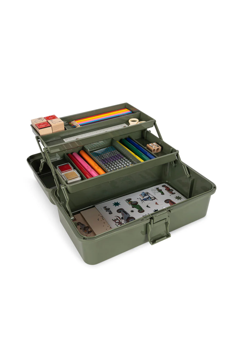 zestaw-kreatywny-dla-dzieci-konges-slojd-creative-art-caddy-olivine-chwalipiętka