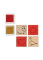 Zestaw kreatywny dla dzieci Konges Slojd – Creative Art Caddy Olivine - obrazek 6