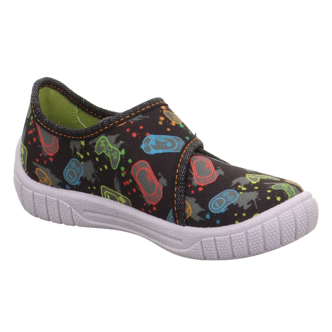 Kapcie-dla-chłopca-Superfit-BILL-czarne-Gaming-na-rzep-chwalipietka.