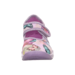 Kapcie dziewczęce Superfit Bubble fioletowe – oddychające, na rzep, do przedszkola - obrazek 3