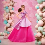Lalka Barbie Birthday Wishes Collectible Fashion - obrazek 3