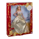 Lalka Barbie kolekcjonerska 2025 Holiday Doll 5 Blondynka - obrazek 5