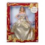 Lalka Barbie kolekcjonerska 2025 Holiday Doll 5 Blondynka - obrazek 4