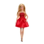 Lalka Barbie Mattel 80-lecie Lalka kolekcjonerska Ruby Red - obrazek 4
