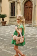 Pluszowy Piesek Torebka dla dzieci Konges Slojd – Puppy Bag Brown - obrazek 2